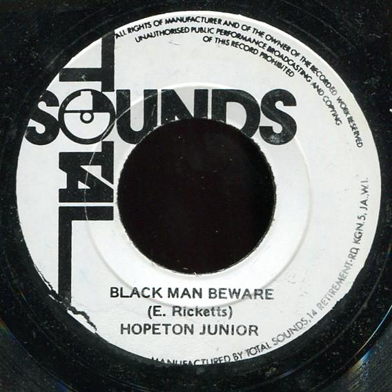 Hopeton Junior - Black Man Beware