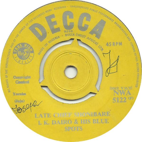 I.K. Dairo & His Blue Spots - Erere Muture