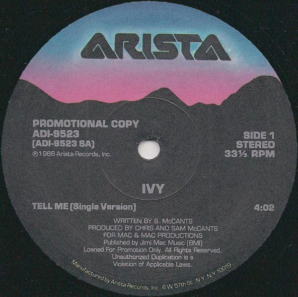 Ivy (2) - Tell Me
