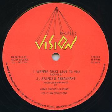 J. J. Sparks, Abbashanti - I Wanna Make Love To You / Lovers Dub