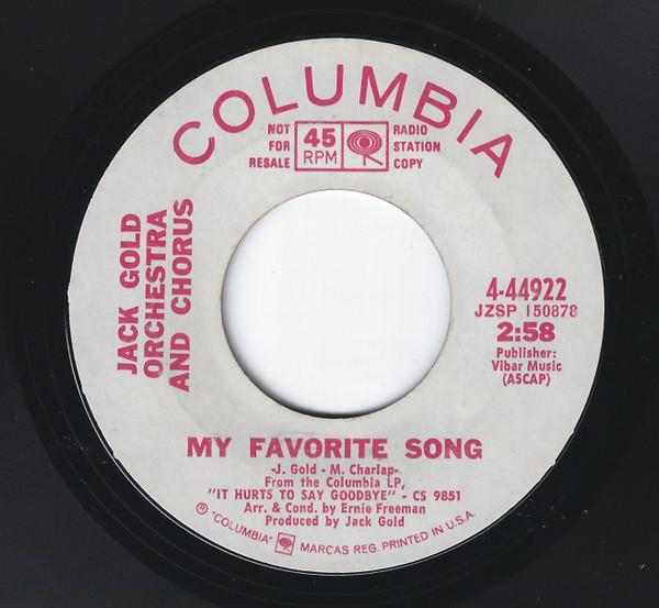 Jack Gold Orchestra & Chorus - My Favorite Song