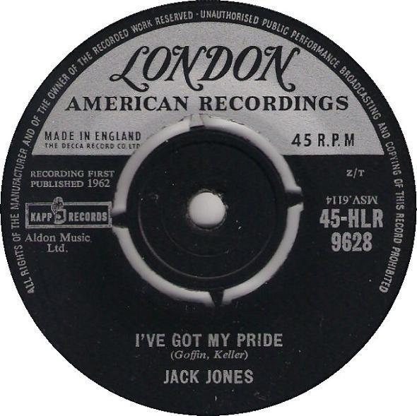 Jack Jones - I've Got My Pride