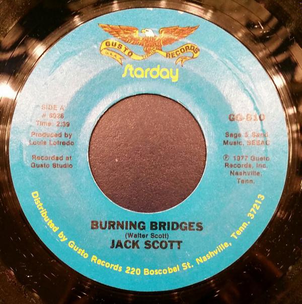 Jack Scott - Burning Bridges / Goodbye Baby