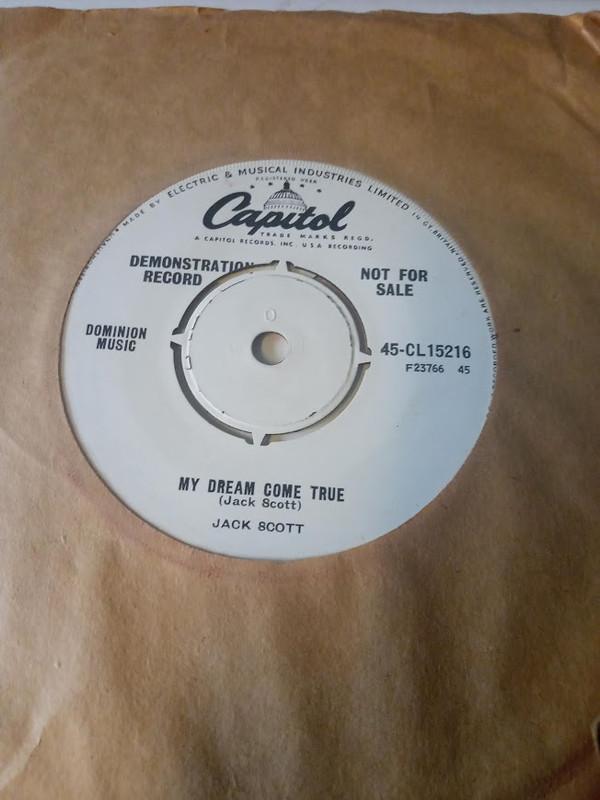 Jack Scott - My Dream Come True / Strange Desire