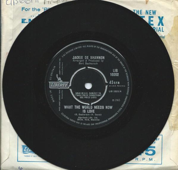 Jackie DeShannon - What The World Needs Now Is Love / It's Love Baby (24 Hours A Day)