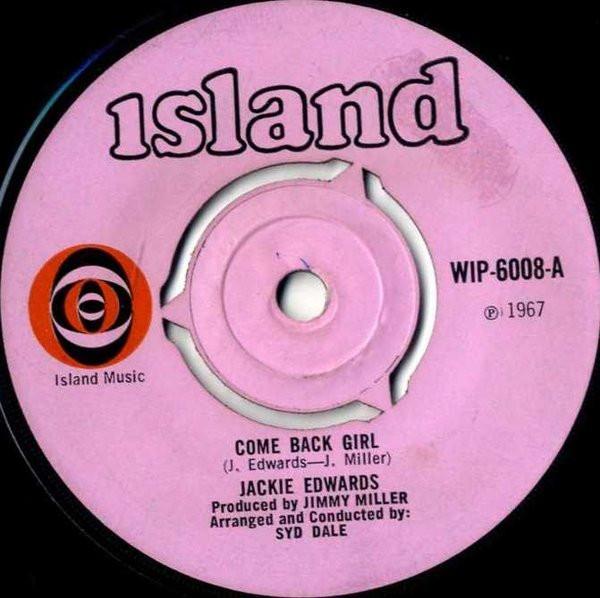Jackie Edwards - Come Back Girl