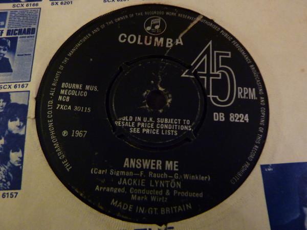 Jackie Lynton - Answer Me