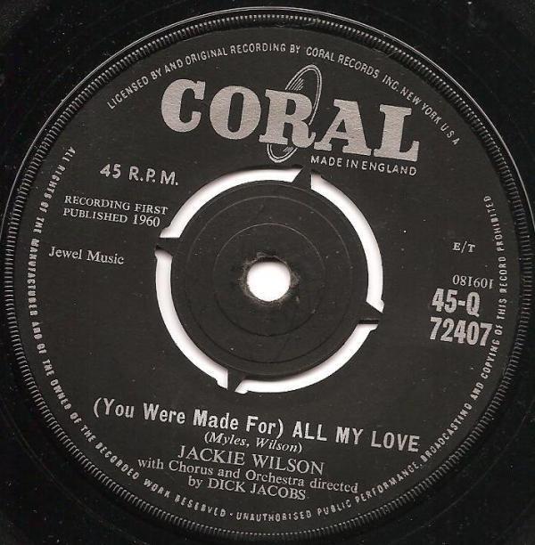 Jackie Wilson - (You Were Made For) All My Love
