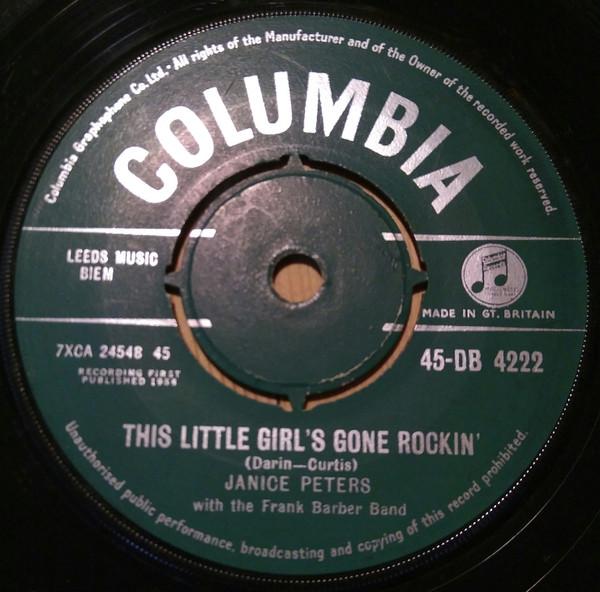 Janice Peters, The Frank Barber Orchestra - This Little Girl's Gone Rockin'