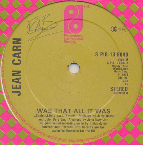 Jean Carn - Was That All It Was