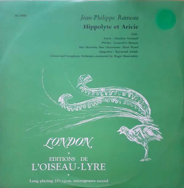 Jean-Philippe Rameau, Roger Désormière - Hippolyte Et Aricie (Excerpts)