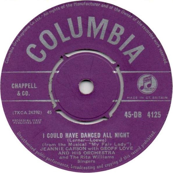 Jeannie Carson, Geoff Love & His Orchestra, The Rita Williams Singers - I Could Have Danced All Night