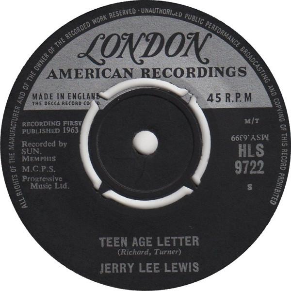 Jerry Lee Lewis - Teen Age Letter