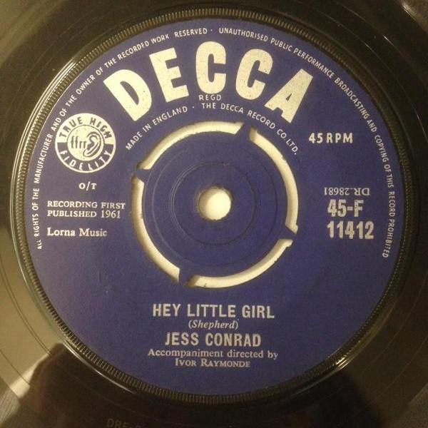 Jess Conrad - Hey Little Girl