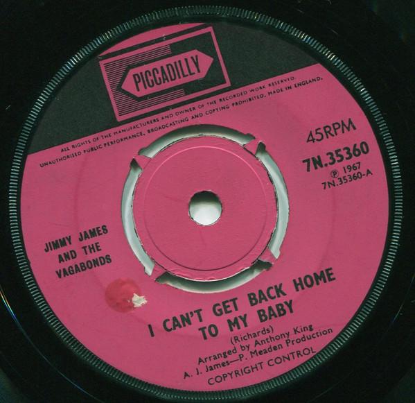 Jimmy James & The Vagabonds - I Can't Get Back Home To My Baby