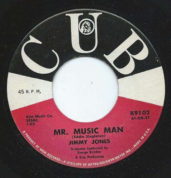 Jimmy Jones - Mr. Music Man / Holler Hey