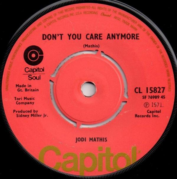 Jodi Mathis - Don't You Care Anymore
