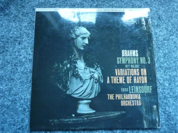 Johannes Brahms, Erich Leinsdorf, Philharmonia Orchestra - Symphony No. 3 In F Major, Variations On A Theme Of Haydn
