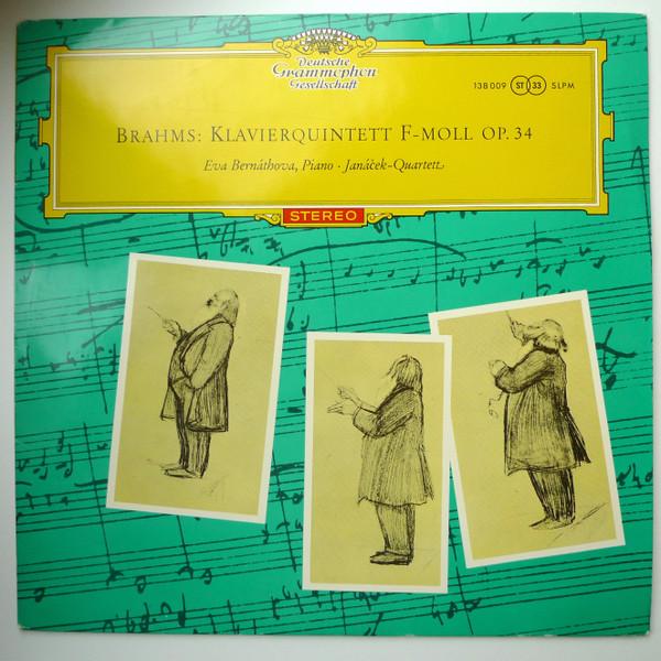 Johannes Brahms, Eva Bernáthová, Janáček Quartet - Klavierquintett F-moll Op. 34