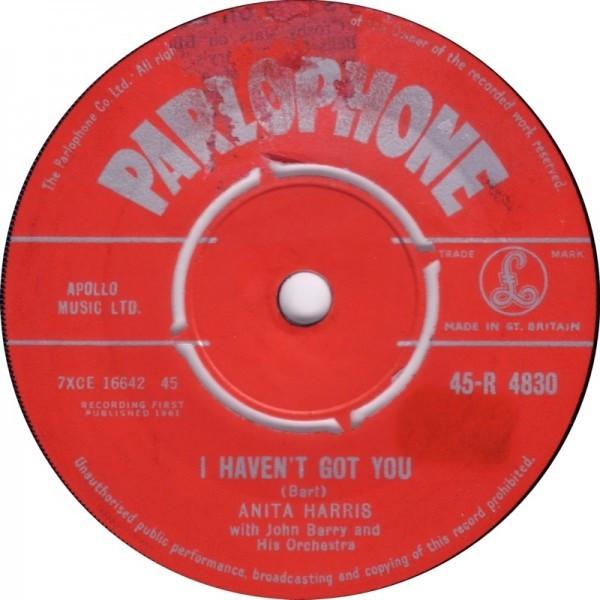 John Barry & His Orchestra, Anita Harris - I Haven't Got You