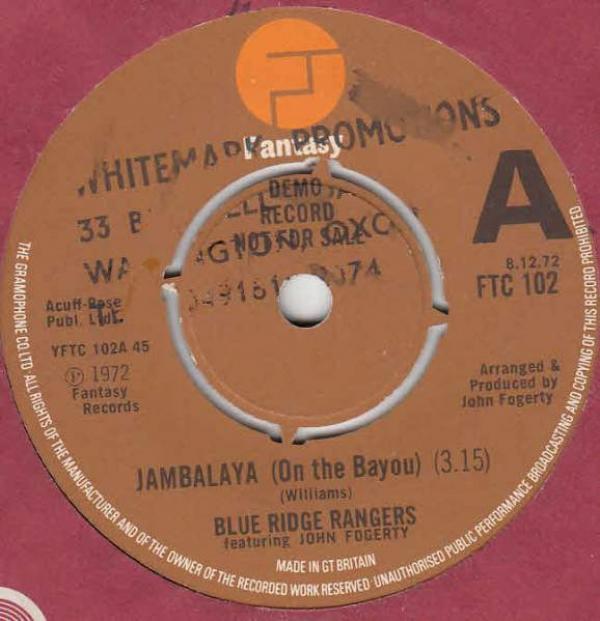 John Fogerty, Blue Ridge Rangers - Jambalaya (On The Bayou)