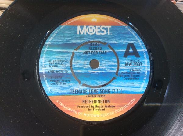 John Hetherington - Teenage Love Song