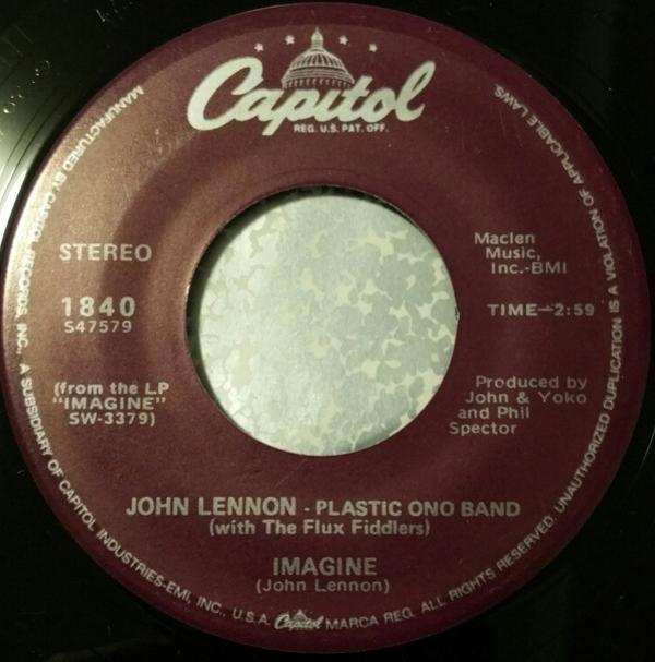 John Lennon, The Plastic Ono Band, The Flux Fiddlers - Imagine