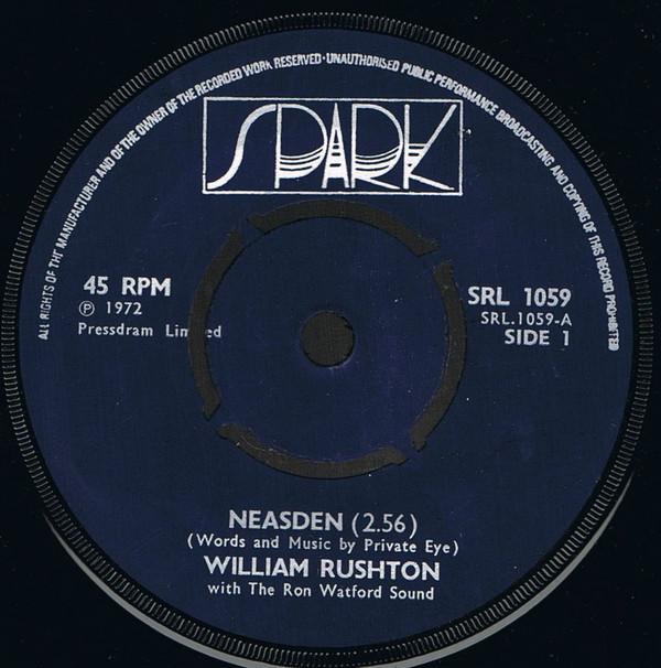 John Wells (2), William Rushton - Neasden / The Trout