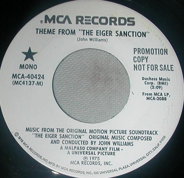 John Williams (4) - The Eiger Sanction (Music From The Original Motion Picture Soundtrack)