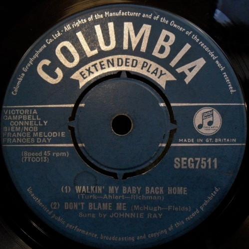 Johnnie Ray - Cry / The Little White Cloud That Cried