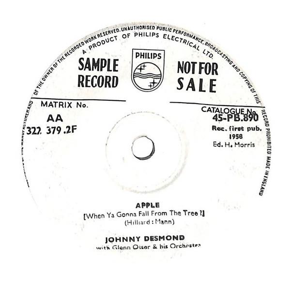 Johnny Desmond - Apple (When Ya Gonna Fall From The Tree?)