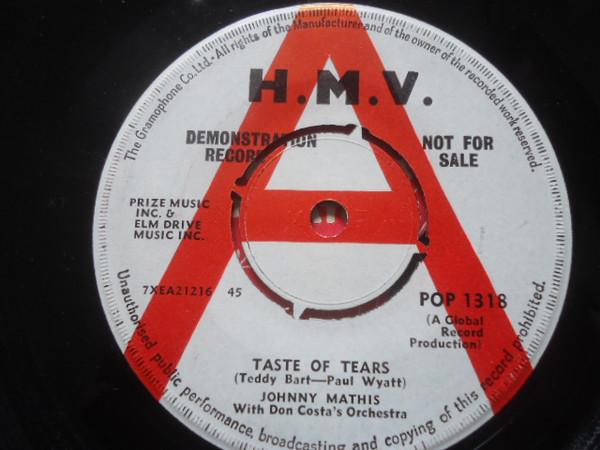 Johnny Mathis - Taste Of Tears / White Roses From A Blue Valentine
