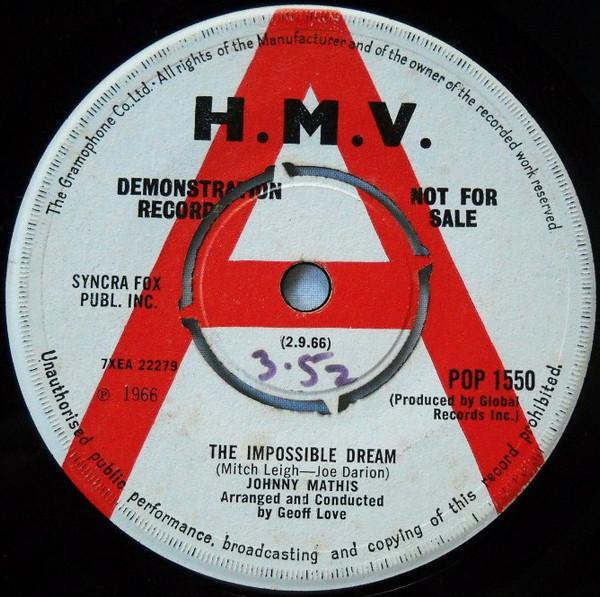 Johnny Mathis - The Impossible Dream