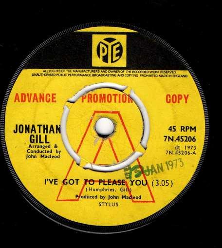 Jonathan Gill (2) - I've Got To Please You