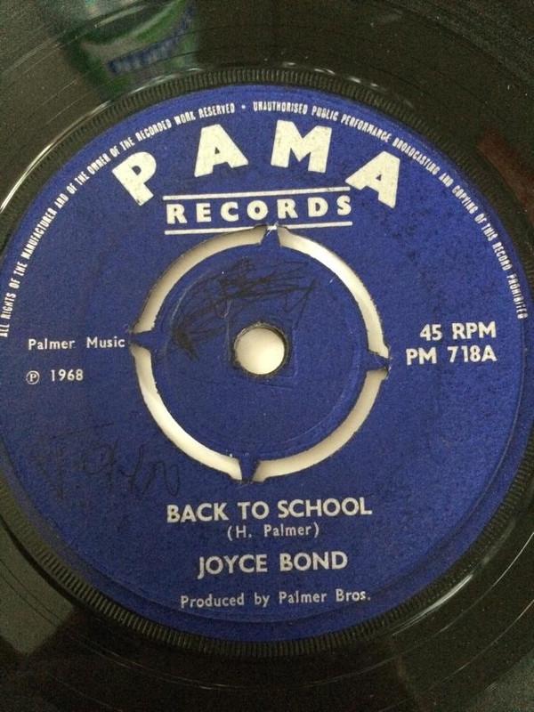 Joyce Bond - Back To School / They Wash