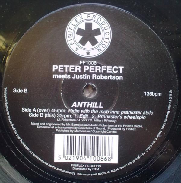 Justin Robertson, Peter Perfect - Anthill