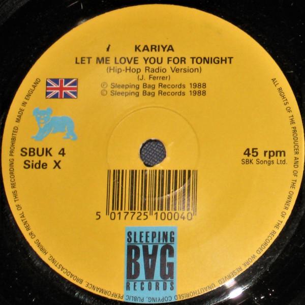 Kariya - Let Me Love You For Tonight