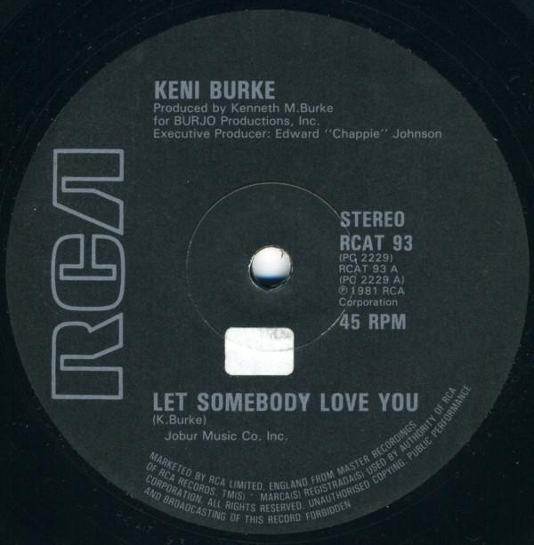 Keni Burke - Let Somebody Love You