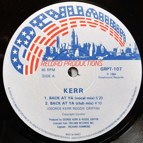 Kerr - Back At Ya