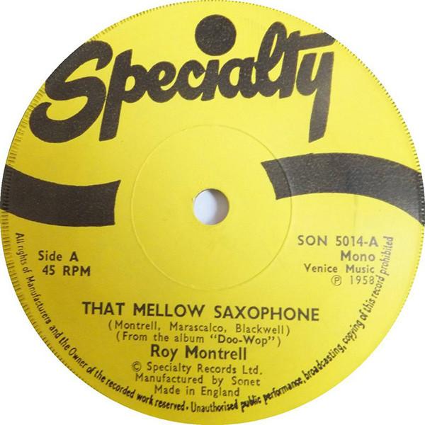 King Perry, Roy Montrell - That Mellow Saxophone / Animal Song