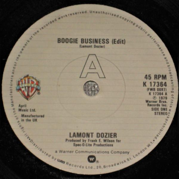 Lamont Dozier - Boogie Business (Edit)
