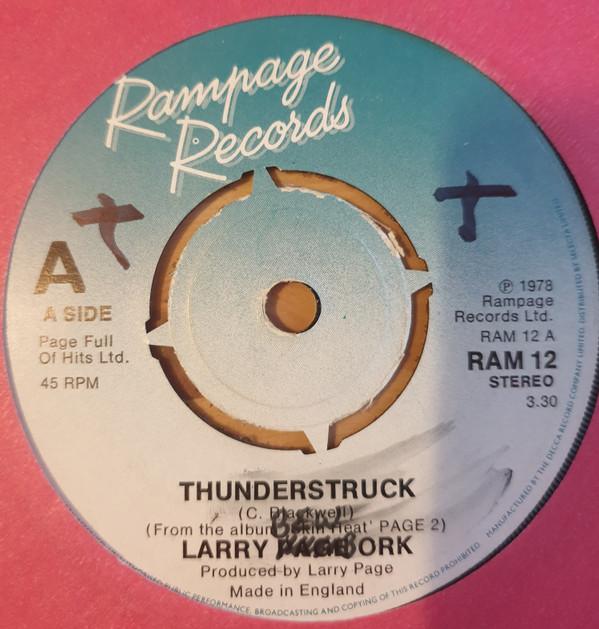 Larry Page Orchestra - Thunderstruck / Slinky Thighs