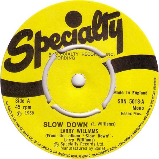 Larry Williams (3) - Slow Down