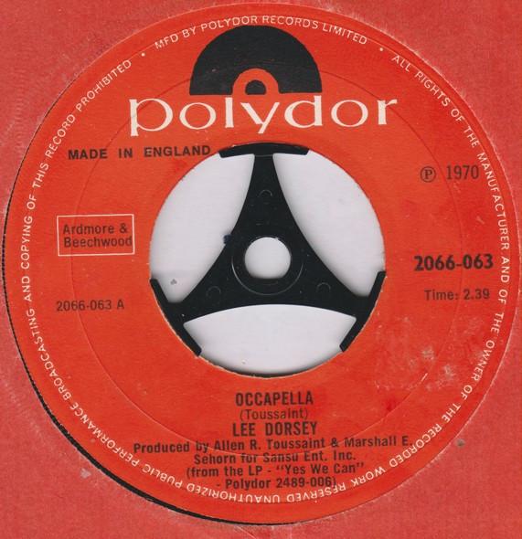 Lee Dorsey - Occapella / Yes We Can - Part 1