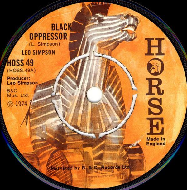 Leo Simpson - Black Oppressor / Version