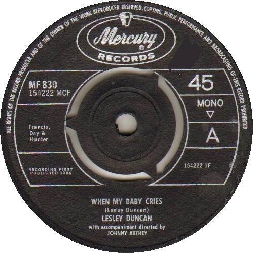 Lesley Duncan - When My Baby Cries