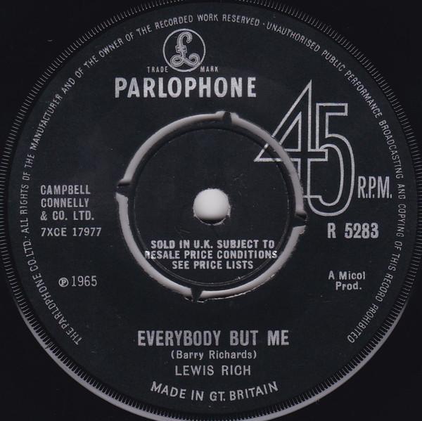 Lewis Rich - Everybody But Me