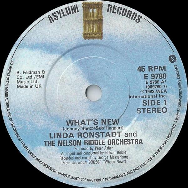 Linda Ronstadt, Nelson Riddle And His Orchestra - What's New