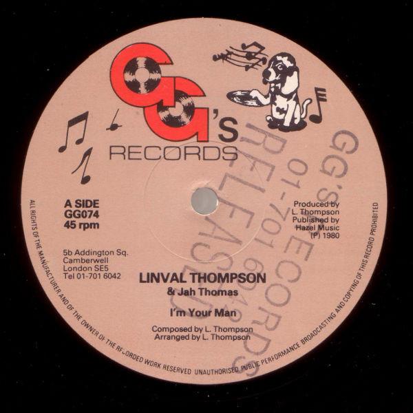 Linval Thompson, Jah Thomas - I'm Your Man / Rastafari Is My Religion