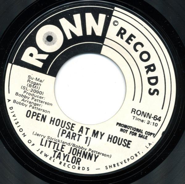 Little Johnny Taylor - Open House At My House